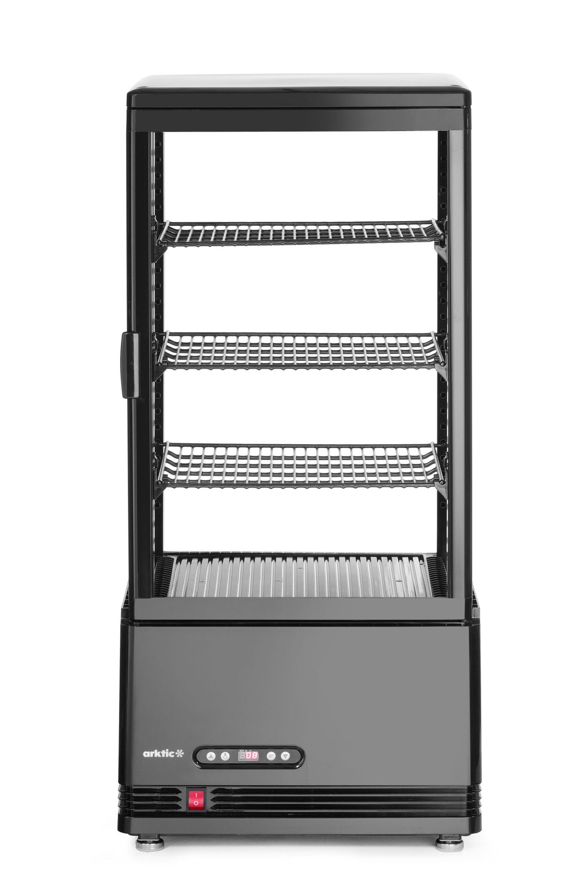 VETRINA DA ESPOSIZIONE, 78 LITRI., ARKTIC, NERA, 230V/170W, 444X397X(H)940MM - 233658