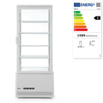 VETRINA DA ESPOSIZIONE, 98 LITRI, ARKTIC, NERO, 230V/210W, 444X397X(H)1100MM - 233269