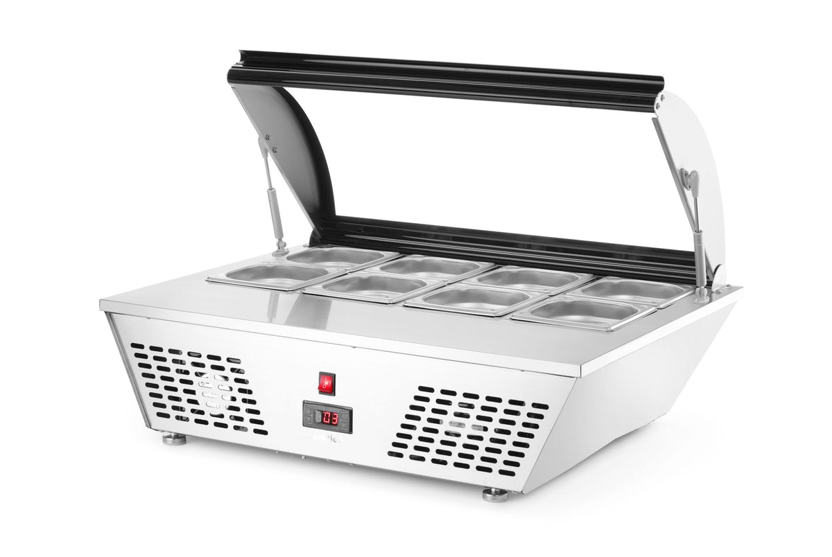 VETRINA PER INSALATE DA BANCO , ARKTIC, 67L, 230V/105W, 775X615X(H)235MM - 233672