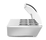 VETRINA PER INSALATE DA BANCO , ARKTIC, 67L, 230V/105W, 775X615X(H)235MM - 233672