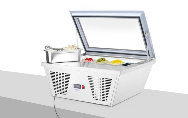 CONGELATORE VETRINA PER GELATO, ARKTIC, 220-240V/210W, 867X735X(H)373MM - 233689