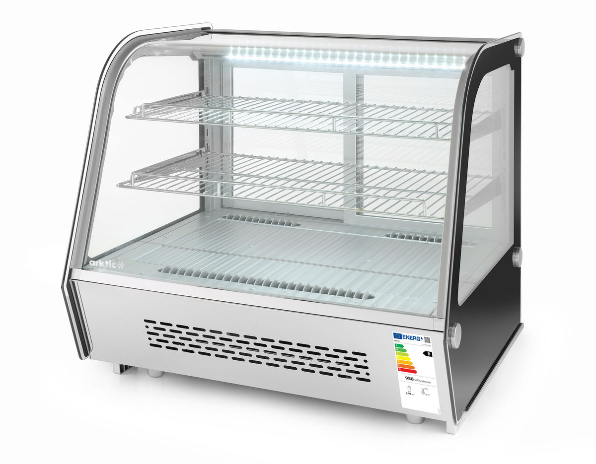 VETRINA REFRIGERATA DA BANCO, ARKTIC, 120L, 230V/160W, 707X570X(H)680MM - 233702