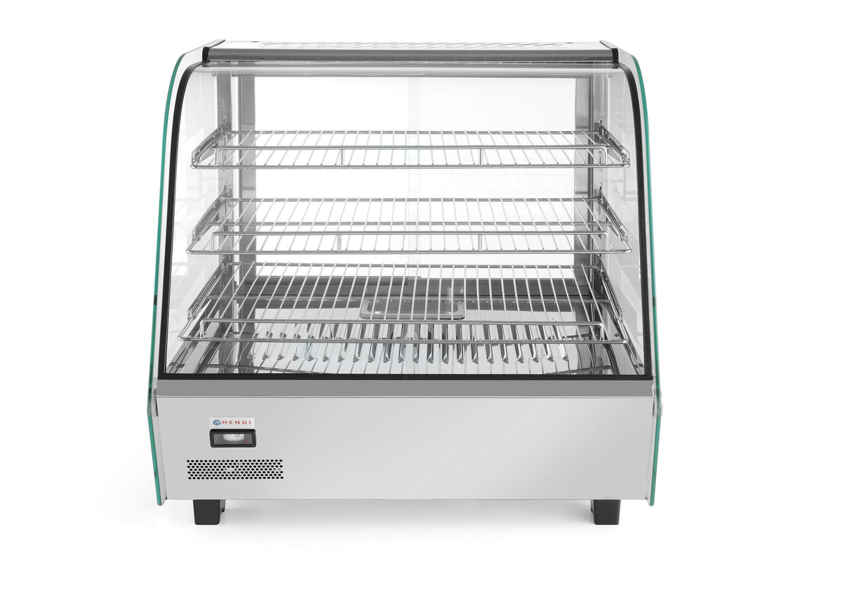 VETRINETTA DA BANCO RISCALDATA, HENDI, 160 LITRI, 230V/1500W, 885X570X(H)680MM - 233733