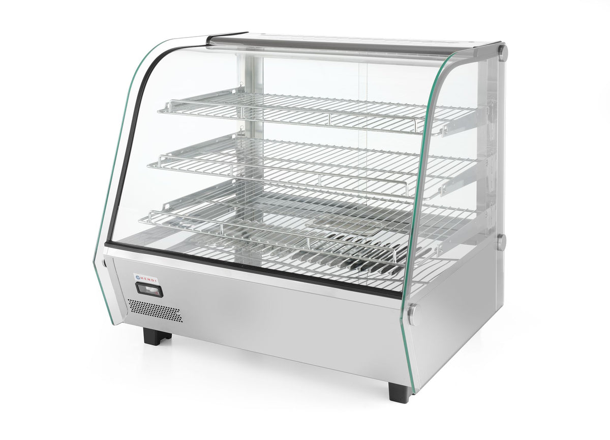 VETRINETTA DA BANCO RISCALDATA, HENDI, 120 LITRI, 230V/1100W, 685X575X(H)680MM - 233726