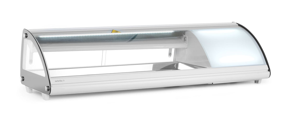 VETRINA REFRIGERATA SUSHI 5X GN 1/3, ARKTIC, 230V/160W, 1307X445X(H)327MM - 233757