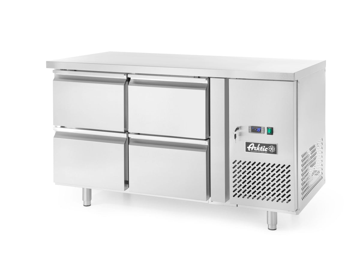 BANCO FRIGORIFERO CON DUE PORTE PROFI LINE 280L, ARKTIC, PROFI LINE, 230V/250W, 1360X700X(H)858MM - 233764