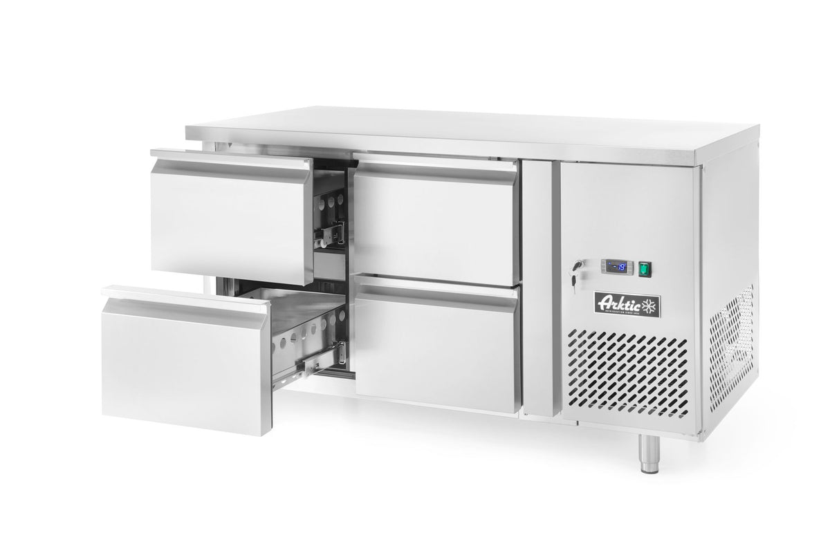 BANCO FRIGORIFERO CON DUE PORTE PROFI LINE 280L, ARKTIC, PROFI LINE, 90L, ARGENTO, 230V/250W, 1360X7 - 238318