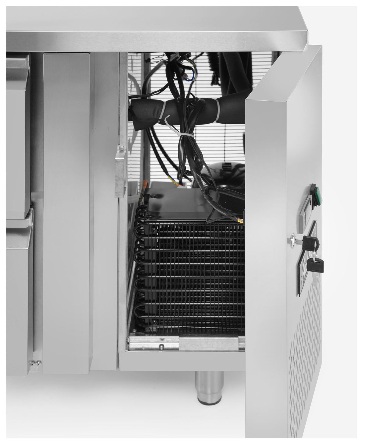 BANCO FRIGORIFERO CON DUE PORTE PROFI LINE 280L, ARKTIC, PROFI LINE, 230V/250W, 1360X700X(H)858MM - 233764