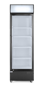 FRIGORIFERO PER BAR POSTERIORE CON PANNELLO RETROILLUMINATO, PORTA SINGOLA, ARKTIC, 254L, NERO, 220- - 233788