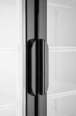FRIGORIFERO PER BAR POSTERIORE CON PANNELLO RETROILLUMINATO, DOPPIA PORTA, ARKTIC, 512L, NERO, 230V/ - 233795