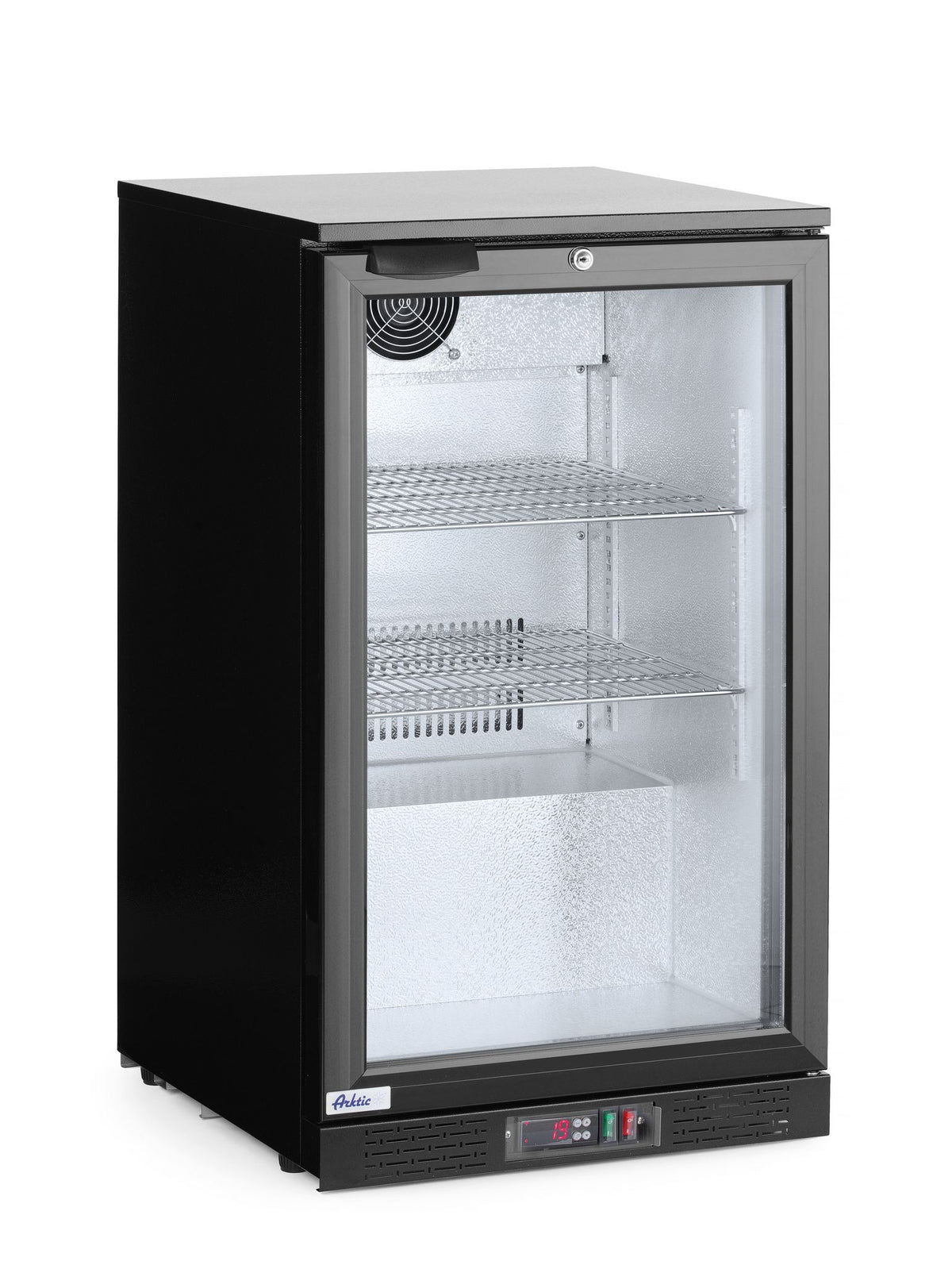 FRIGORIFERO PER BAR POSTERIORE A PORTA SINGOLA, ARKTIC, 86L, NERO, 230V/120W, 500X530X(H)865MM - 233900