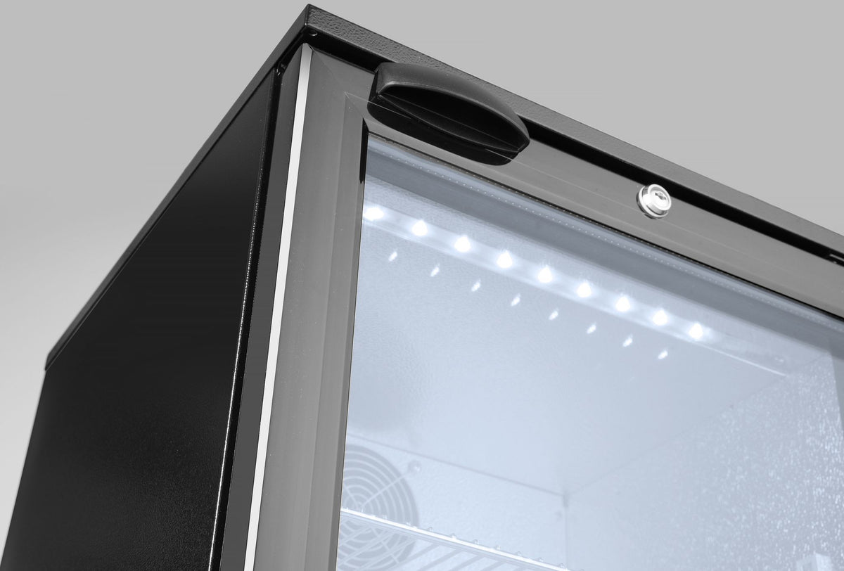 FRIGORIFERO PER BAR POSTERIORE A PORTA SINGOLA, ARKTIC, 86L, NERO, 230V/120W, 500X530X(H)865MM - 233900
