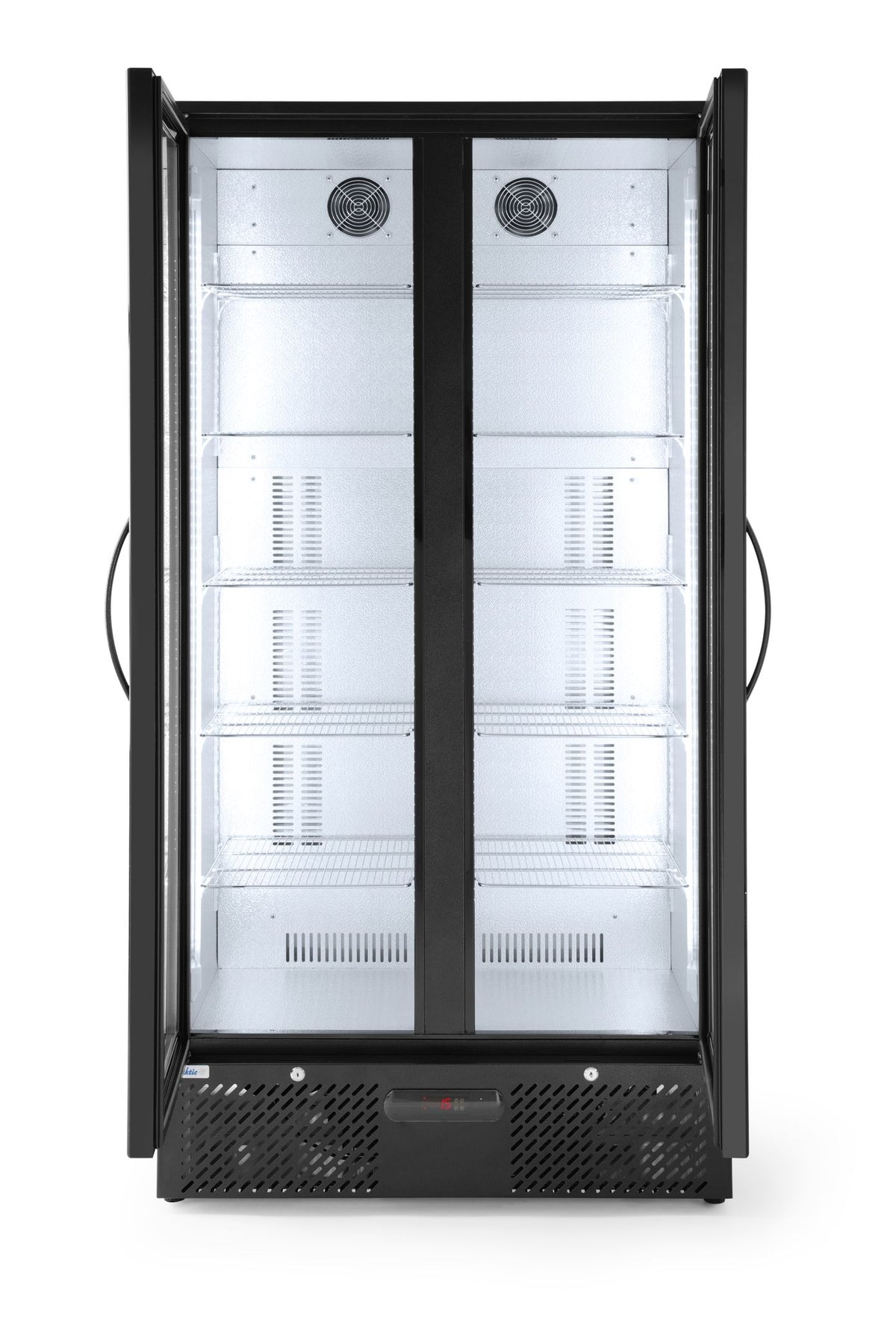 FRIGORIFERO A DOPPIA PORTA PER BAR POSTERIORE, ARKTIC, 384L, NERO, 230V/365W, 940X635X(H)1983MM - 233931