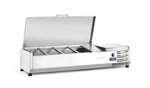 VETRINA REFRIGERATA GN 1/3, ARKTIC, 7X GN 1/3, 230V/180W, 1605X420X(H)630MM - 233979