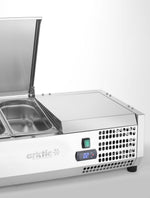 VETRINA REFRIGERATA GN 1/3, ARKTIC, 6X GN 1/3, 230V/180W, 1405X420X(H)630MM - 233955