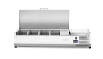 VETRINA REFRIGERATA GN 1/3, ARKTIC, 9X GN 1/3, 230V/180W, 2005X420X(H)630MM - 233993