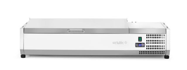VETRINA REFRIGERATA GN 1/3, ARKTIC, 6X GN 1/3, 230V/180W, 1405X420X(H)630MM - 233955