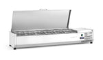 VETRINA REFRIGERATA GN 1/3, ARKTIC, 9X GN 1/3, 230V/180W, 2005X420X(H)630MM - 233993