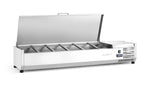 VETRINA REFRIGERATA GN 1/3, ARKTIC, 7X GN 1/3, 230V/180W, 1605X420X(H)630MM - 233979