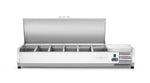 VETRINA REFRIGERATA GN 1/3, ARKTIC, 8X GN 1/3, 230V/180W, 1805X420X(H)630MM - 233986