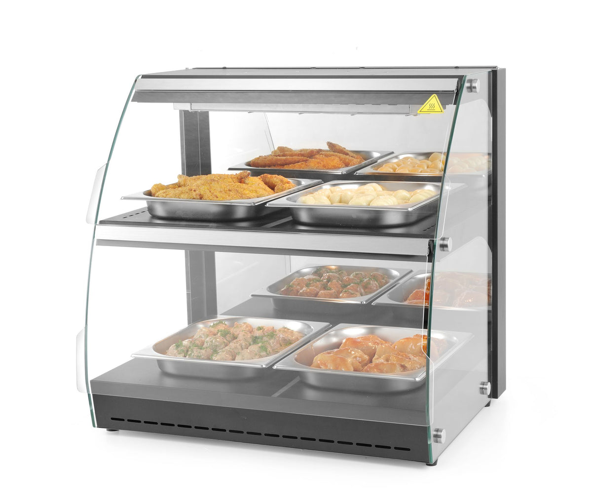 VETRINA RISCALDATA AL QUARZO A DUE LIVELLI, HENDI, 230V/560W, 650X485X(H)630MM - 233962