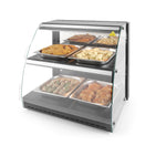 VETRINA RISCALDATA AL QUARZO A DUE LIVELLI, HENDI, 230V/560W, 650X485X(H)630MM - 233962