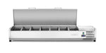 VETRINA REFRIGERATA GN 1/3, ARKTIC, 9X GN 1/3, 230V/180W, 2005X420X(H)630MM - 233993