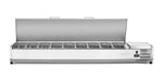 VETRINA REFRIGERATA GN 1/3, ARKTIC, 8X GN 1/3, 230V/180W, 1805X420X(H)630MM - 233986