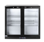 FRIGORIFERO POSTERIORE DA BAR CON DOPPIO SPORTELLO, ARKTIC, 180L, NERO, 220-240V/160W, 900X540X(H)89 - 235829