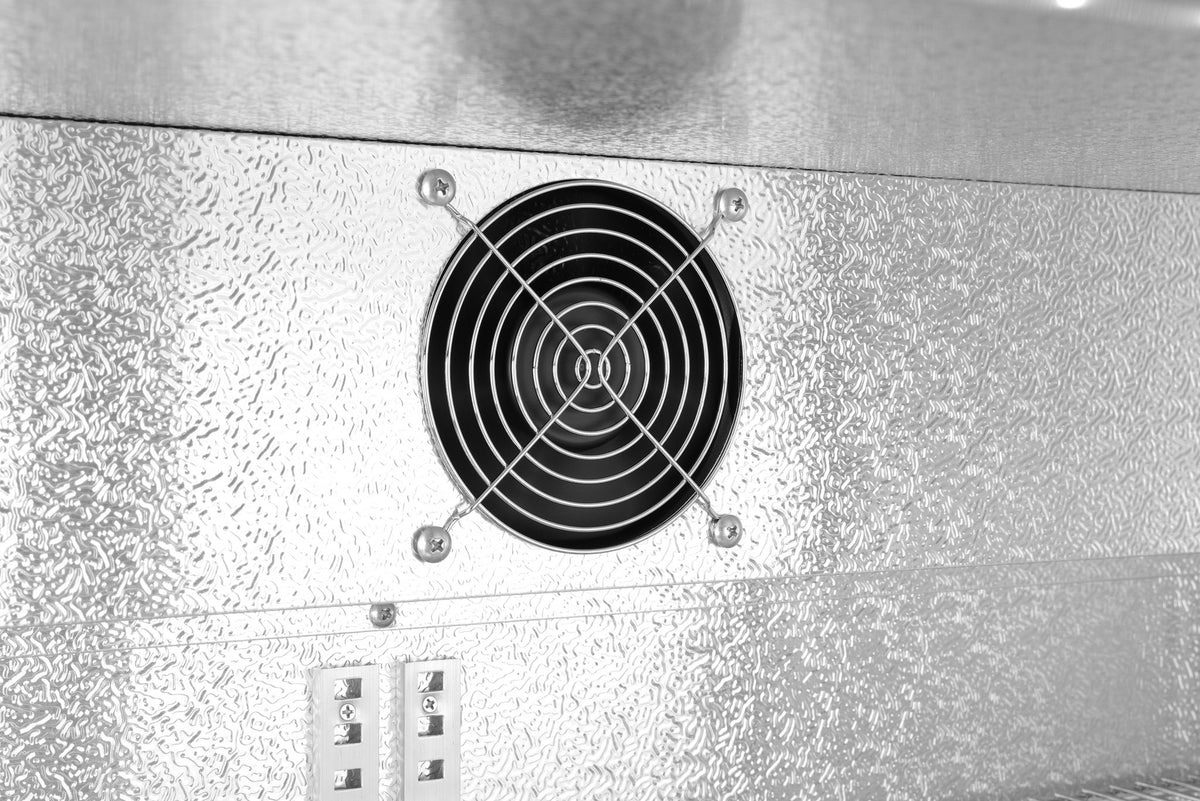 FRIGORIFERO PER BARRA POSTERIORE CON PORTE SCORREVOLI TRIPLE, ARKTIC, 308L, NERO, 220-240V/160W, 135 - 235836