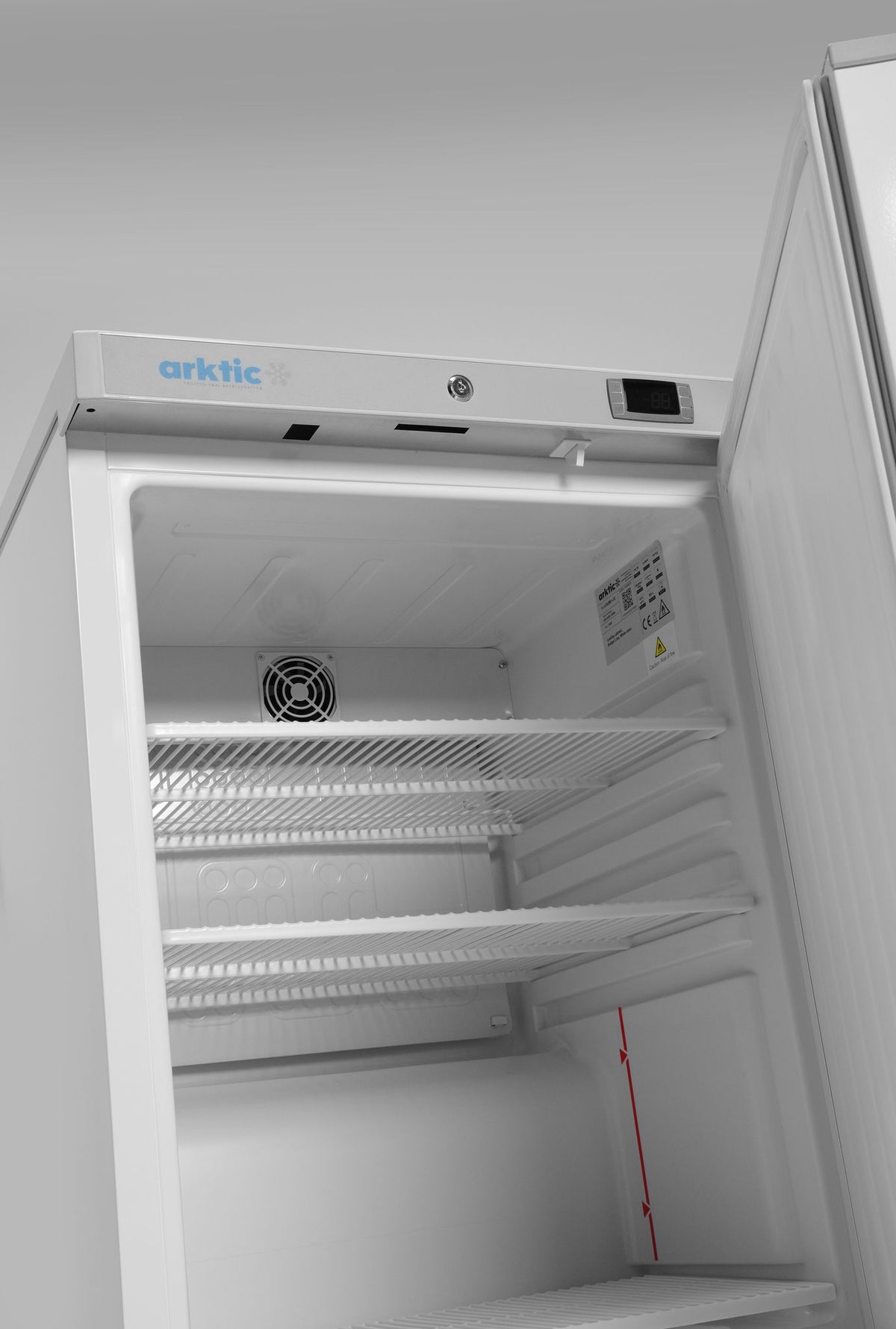FRIGORIFERO BUDGET LINE CON STRUTTURA ESTERNA IN ACCIAIO VERNICIATO BIANCO, ARKTIC, BUDGET LINE, 100 - 236000