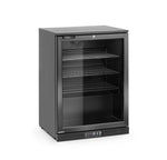 FRIGORIFERO PER BAR POSTERIORE A PORTA SINGOLA, ARKTIC, 105L, NERO, 220-240V/120W, 600X530X(H)870MM - 236864