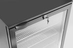 FRIGORIFERO PER BAR POSTERIORE A PORTA SINGOLA, ARKTIC, 105L, NERO, 220-240V/120W, 600X530X(H)870MM - 236864