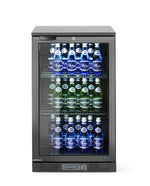 FRIGORIFERO PER BAR POSTERIORE A PORTA SINGOLA, ARKTIC, 86L, NERO, 220-240V/120W, 500X530X(H)870MM - 236871