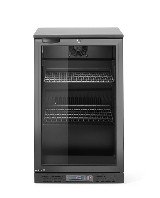 FRIGORIFERO PER BAR POSTERIORE A PORTA SINGOLA, ARKTIC, 86L, NERO, 220-240V/120W, 500X530X(H)870MM - 236871