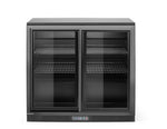 FRIGORIFERO PER BAR POSTERIORE CON DOPPIE PORTE SCORREVOLI, ARKTIC, 158L, NERO, 220-240V/160W, 900X5 - 236888