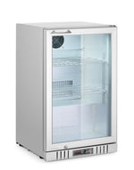 FRIGORIFERO DA BAR POSTERIORE CON 1 PORTA, ARKTIC, 75L, ARGENTO, 220-240V/120W, 530X500X(H)840MM - 236925