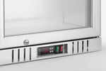 FRIGORIFERO DA BAR POSTERIORE CON 1 PORTA, ARKTIC, 75L, ARGENTO, 220-240V/120W, 530X500X(H)840MM - 236925