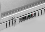 FRIGORIFERO DA BAR POSTERIORE CON 1 PORTA, ARKTIC, 75L, ARGENTO, 220-240V/120W, 530X500X(H)840MM - 236925