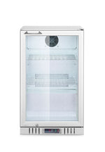 FRIGORIFERO DA BAR POSTERIORE CON 1 PORTA, ARKTIC, 75L, ARGENTO, 220-240V/120W, 530X500X(H)840MM - 236925