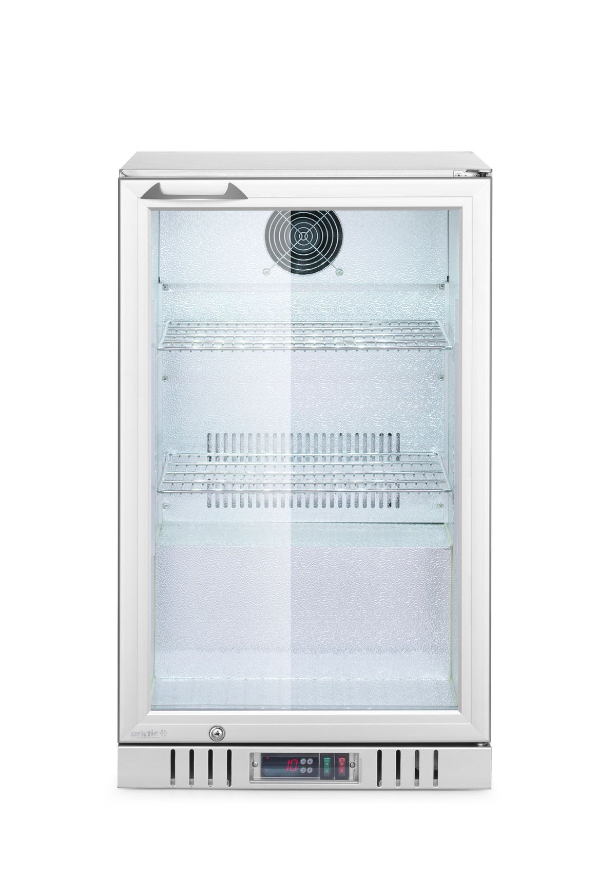 FRIGORIFERO DA BAR POSTERIORE CON 1 PORTA, ARKTIC, 75L, ARGENTO, 220-240V/120W, 530X500X(H)840MM - 236925