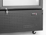 FRIGORIFERO PER BAR POSTERIORE CON PANNELLO RETROILLUMINATO, DOPPIA PORTA, ARKTIC, 512L, NERO, 220-2 - 236949