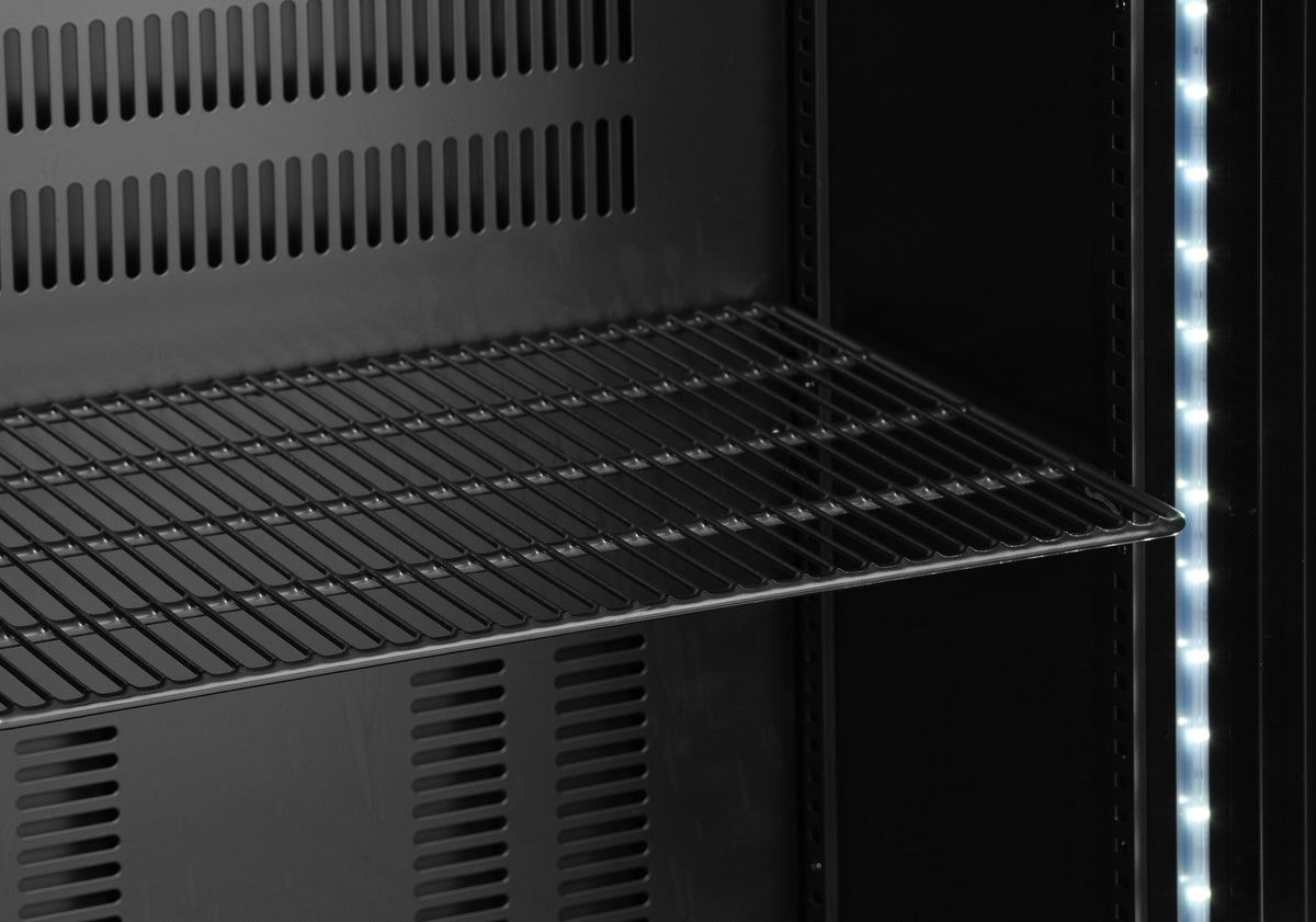 FRIGORIFERO PER BAR POSTERIORE A PORTA SINGOLA, ARKTIC, 243L, NERO, 230V/195W, 530X600X(H)1820MM - 236956