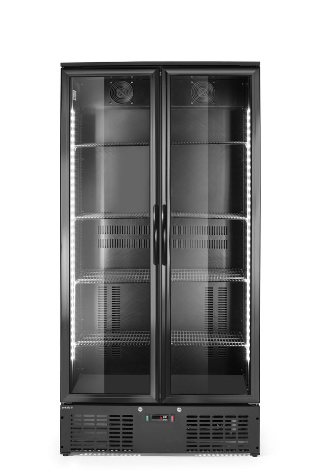 FRIGORIFERO POSTERIORE DA BAR CON DOPPIA PORTA, ARKTIC, 384L, NERO, 220-240V/365W, 900X530X(H)1820MM - 237014