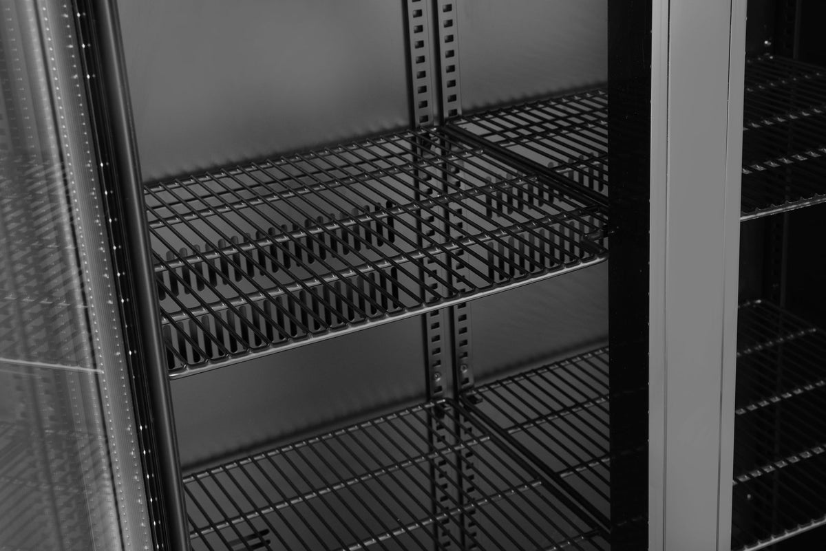 FRIGORIFERO POSTERIORE DA BAR CON DOPPIA PORTA, ARKTIC, 384L, NERO, 220-240V/365W, 900X530X(H)1820MM - 237014
