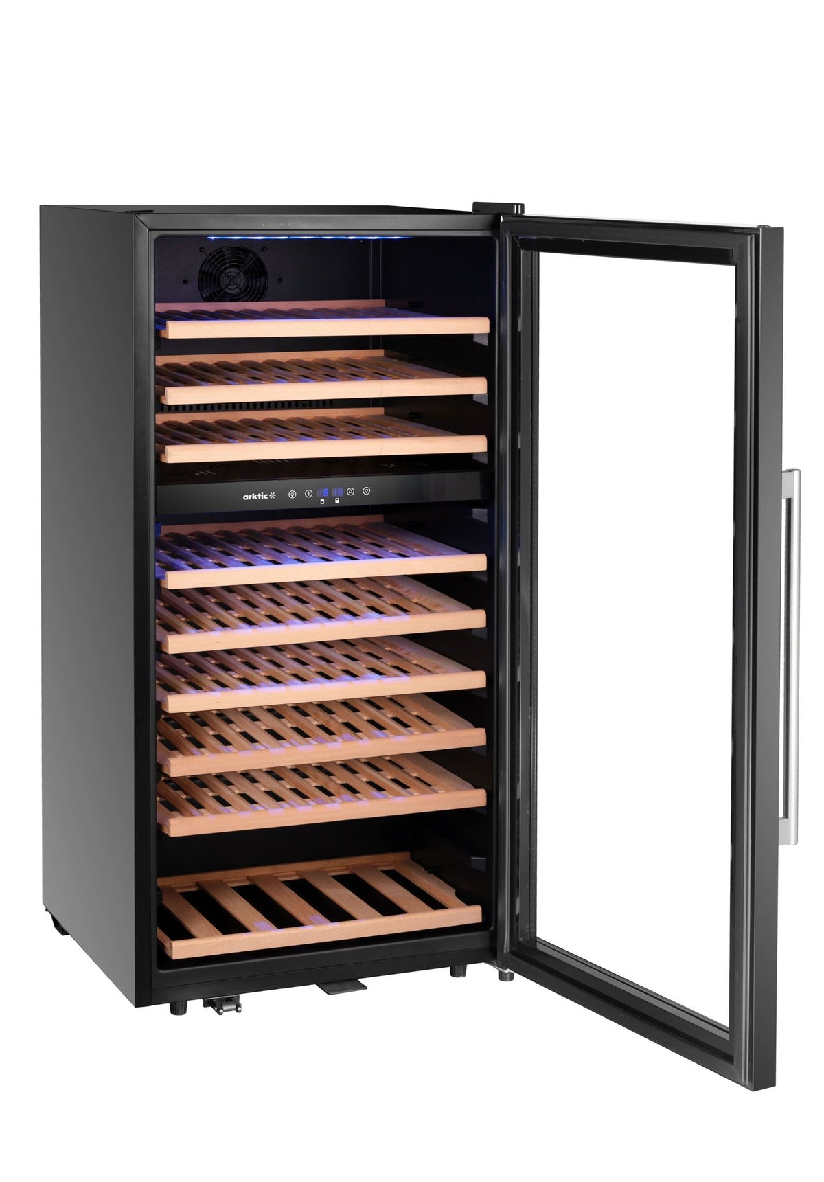 FRIGORIFERO PER VINI, 2 ZONE, 91 BOTTIGLIE, ARKTIC, NERO, 569X595X(H)1215MM - 237113