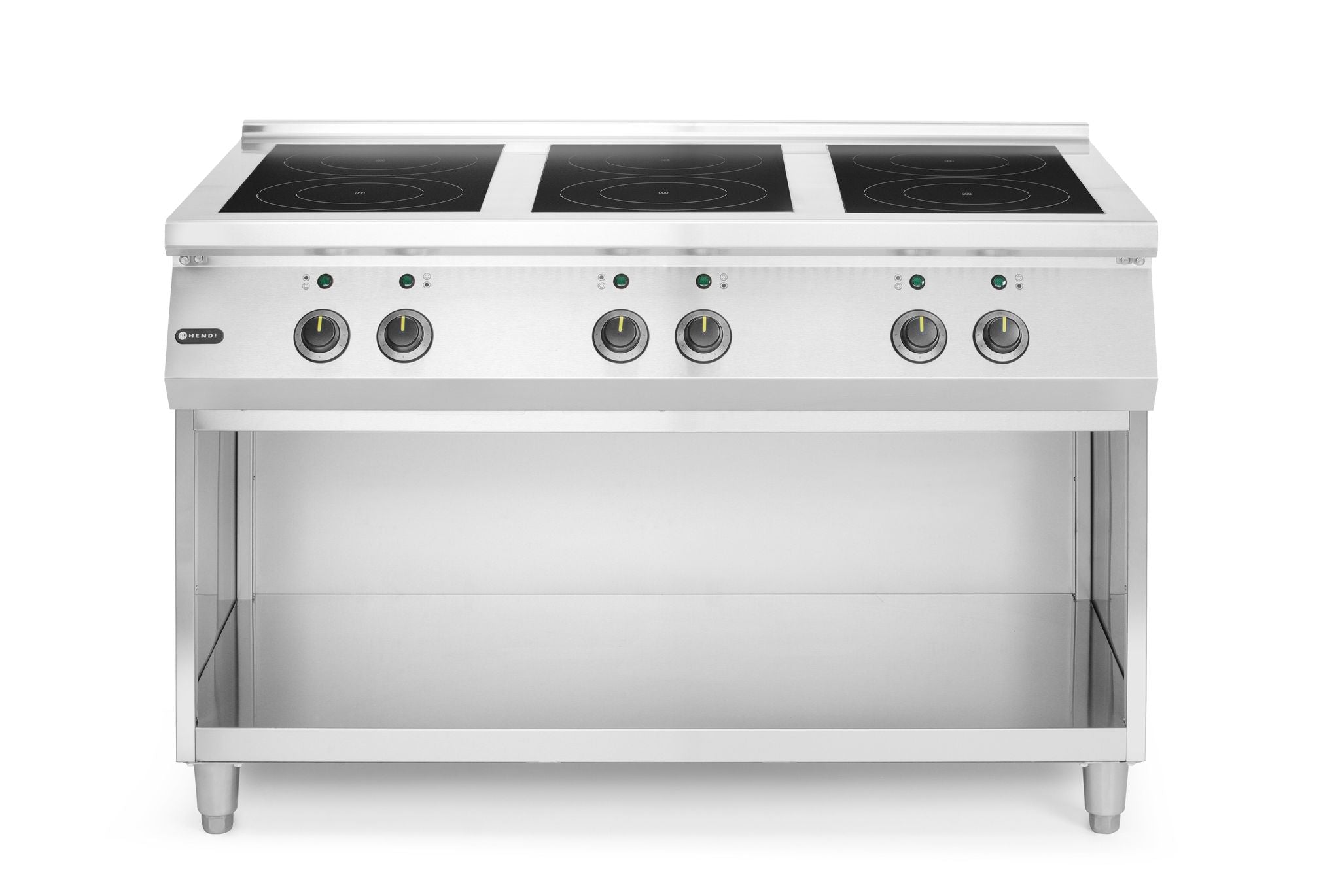 CUCINA AD INDUZIONE CON 6 PIANI COTTURA, HENDI, 400V/25500W, 1200X700X(H)890MM - 237397