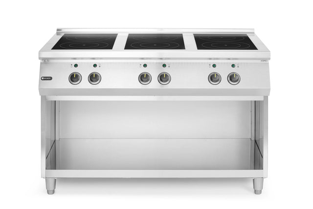 CUCINA AD INDUZIONE CON 6 PIANI COTTURA, HENDI, 400V/25500W, 1200X700X(H)890MM - 237397