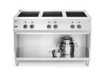 PIANO COTTURA A INDUZIONE, 6 FUOCHI, HENDI, 3X3.5 KW HOBS & 3X5 KW HOBS, 400V/25500W, 1200X700X(H)31 - 240076