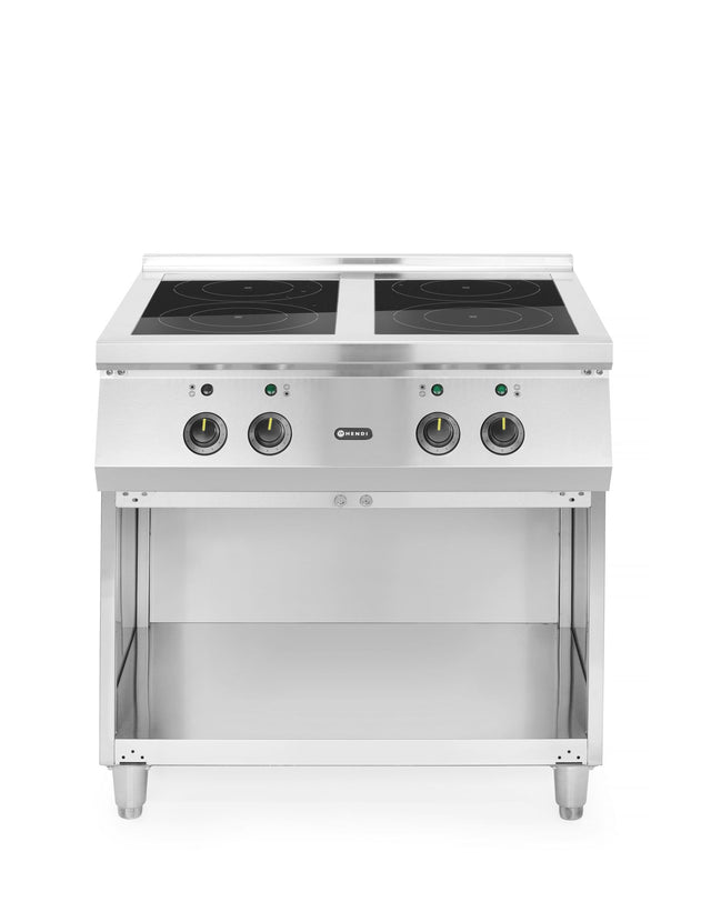 PIANO COTTURA A INDUZIONE, 4 FUOCHI, HENDI, 2X3.5 KW HOBS & 2X5 KW HOBS, 400V/17000W, 800X700X(H)311 - 240069